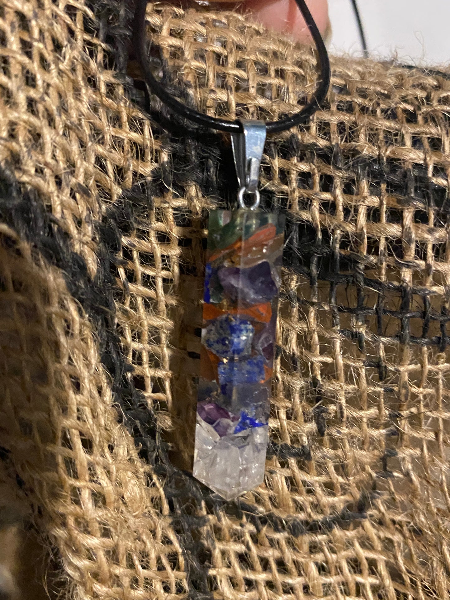 Mix crystal necklace