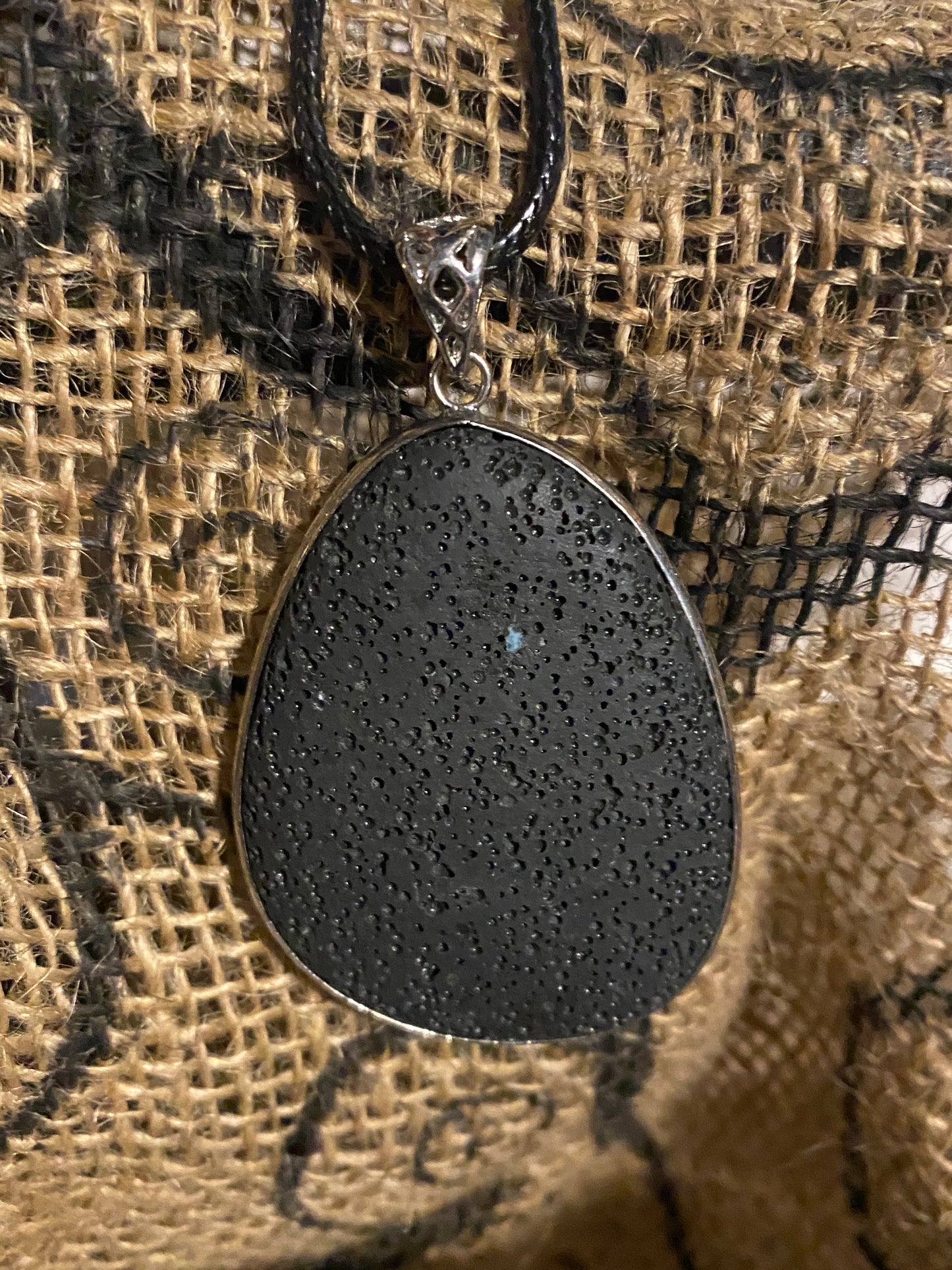 Large lava necklace