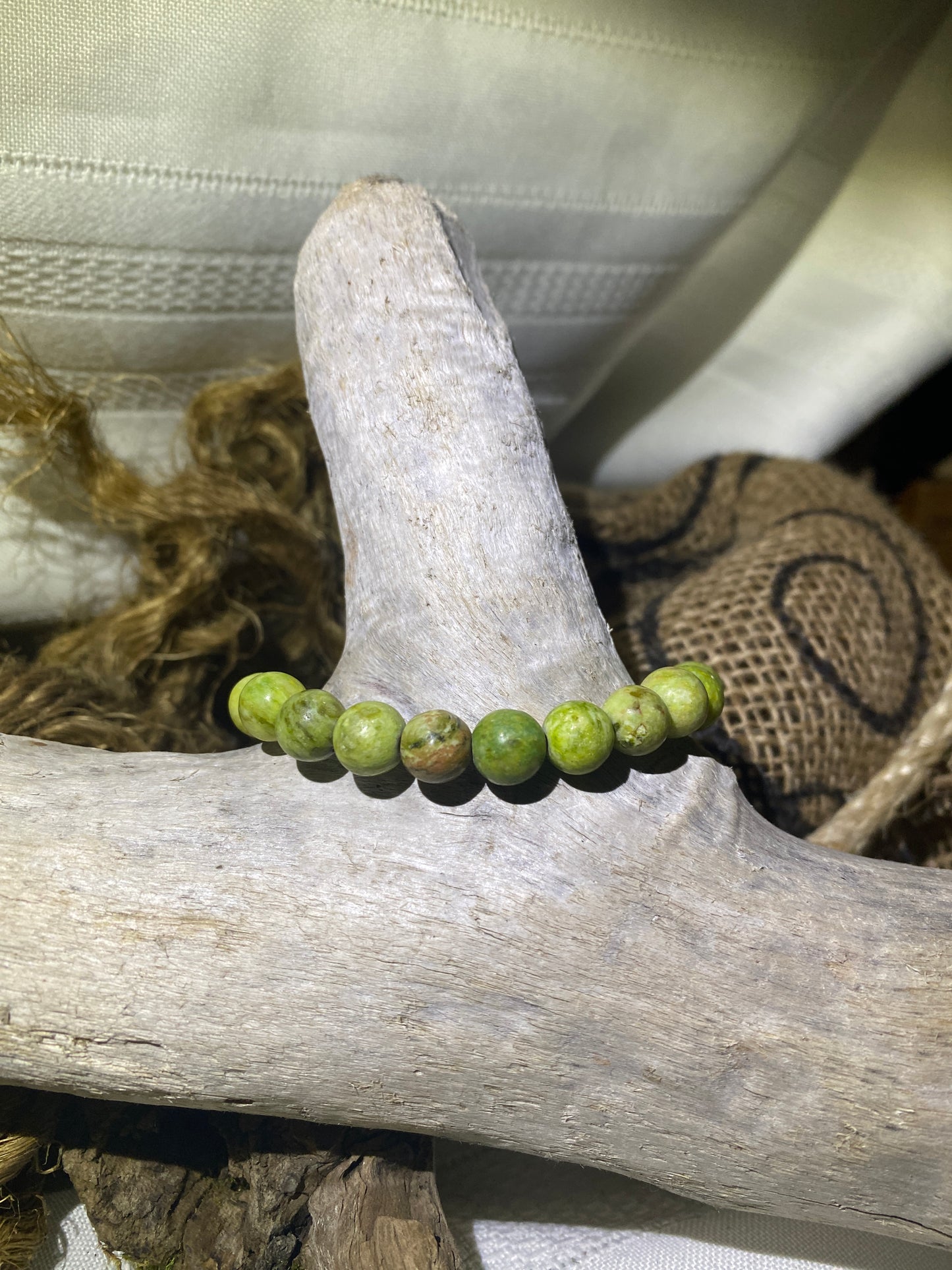 Green Crackle Quartz