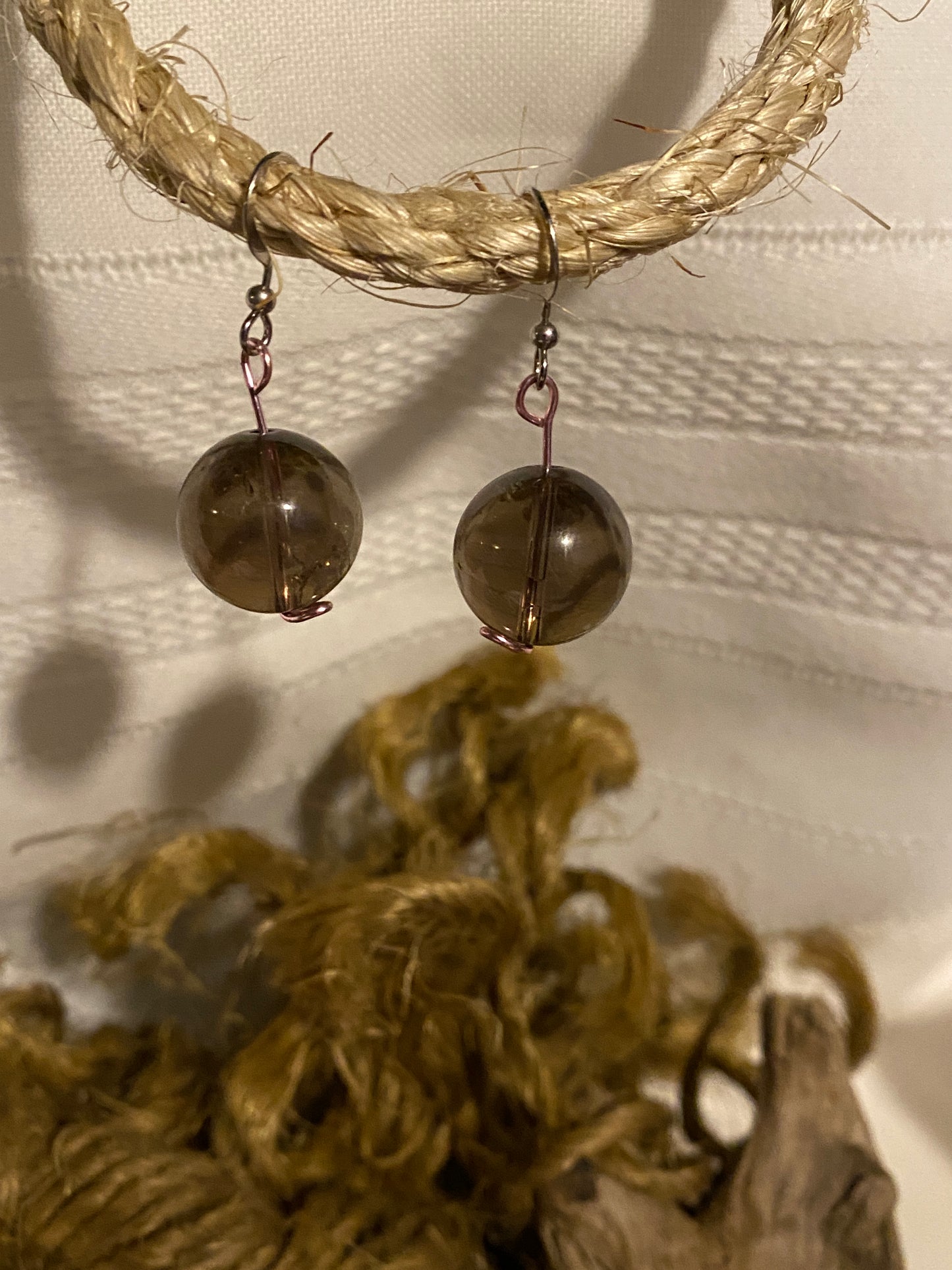 Smoky Quartz earrings