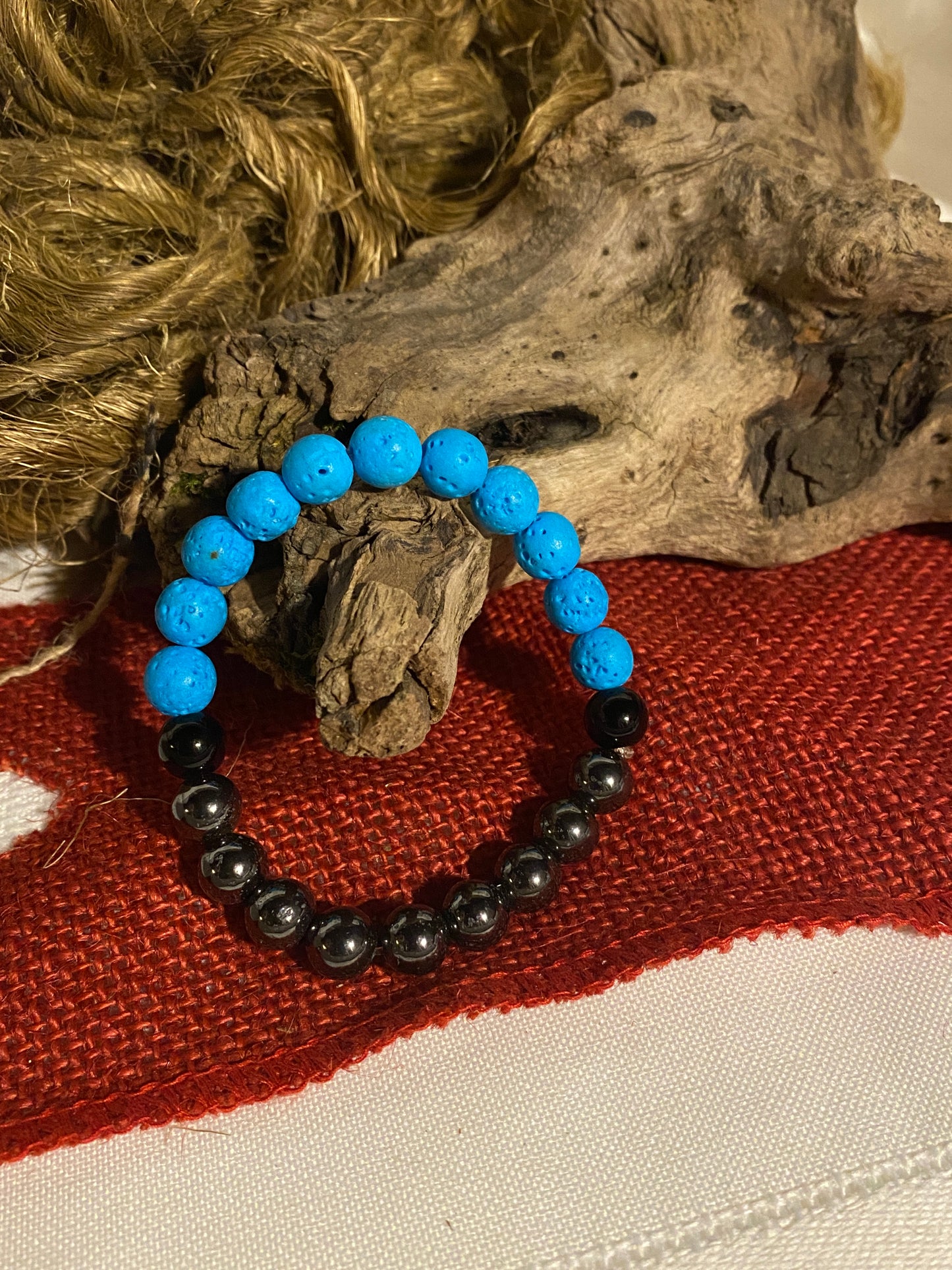 Hematite and Blue lava