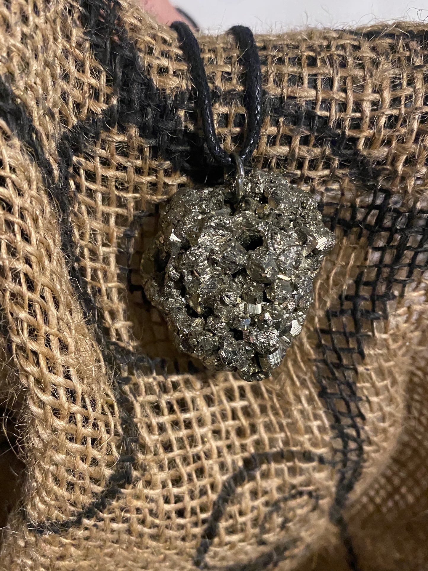 Pyrite necklace