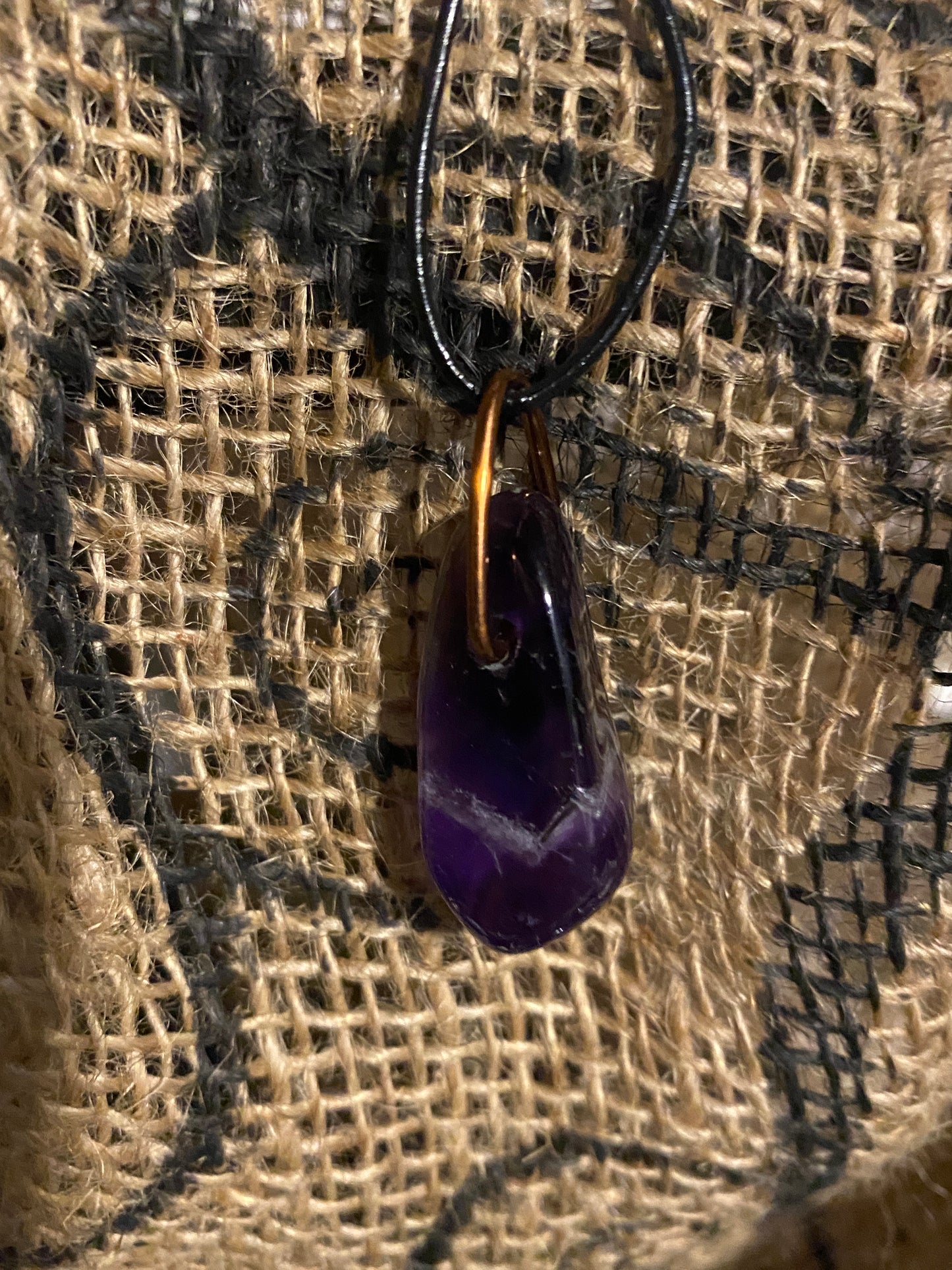 Dark Amethyst necklace