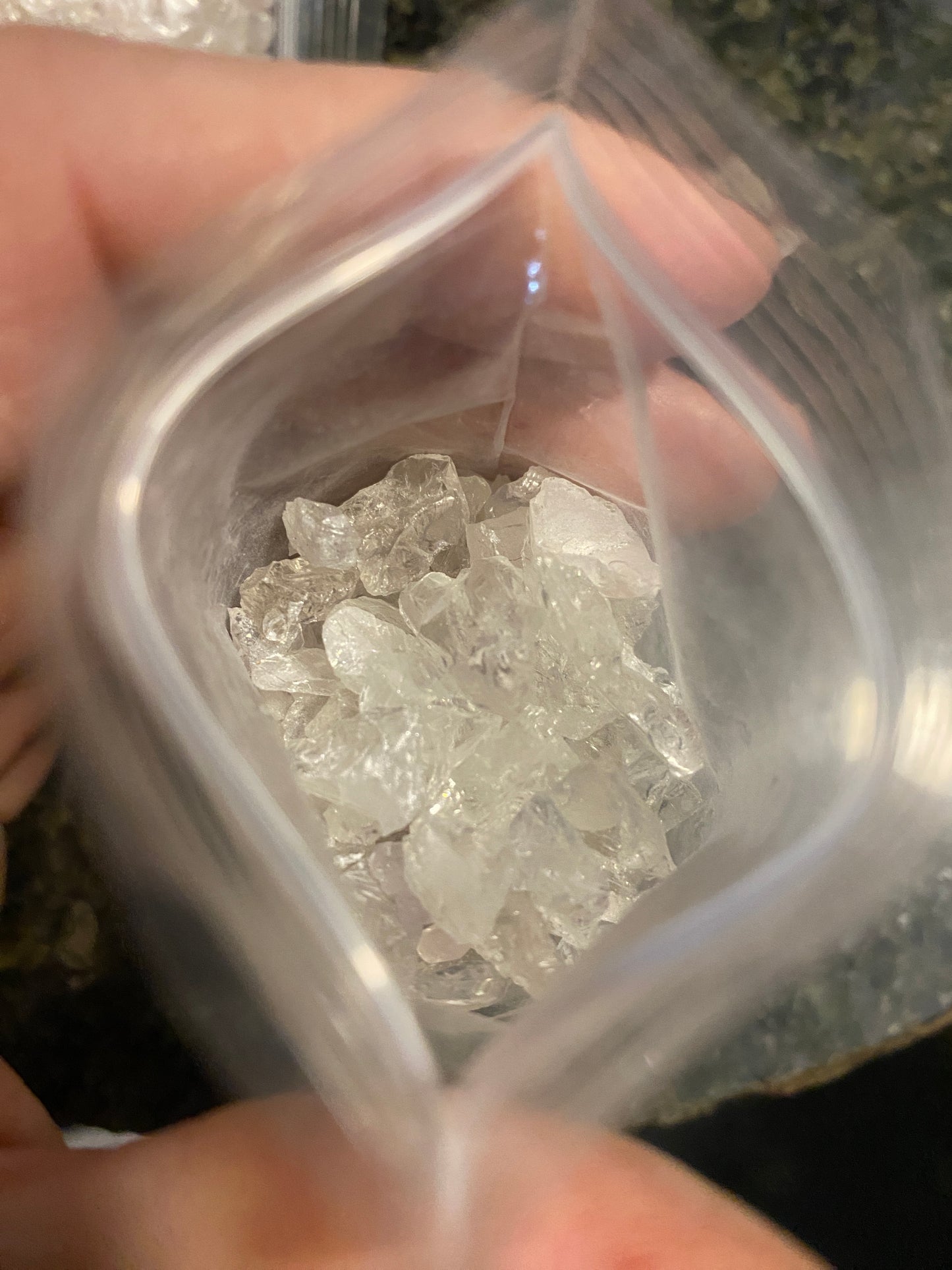 Crushed Raw Clear Quartz