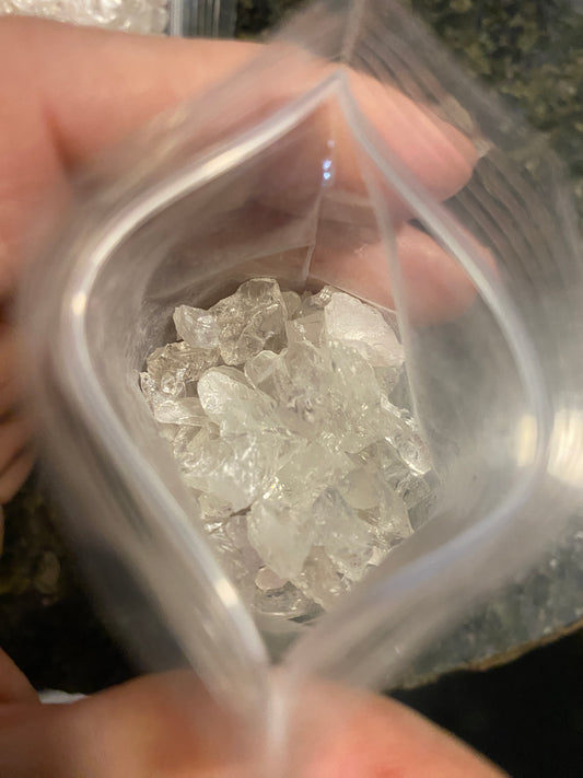 Crushed Raw Clear Quartz