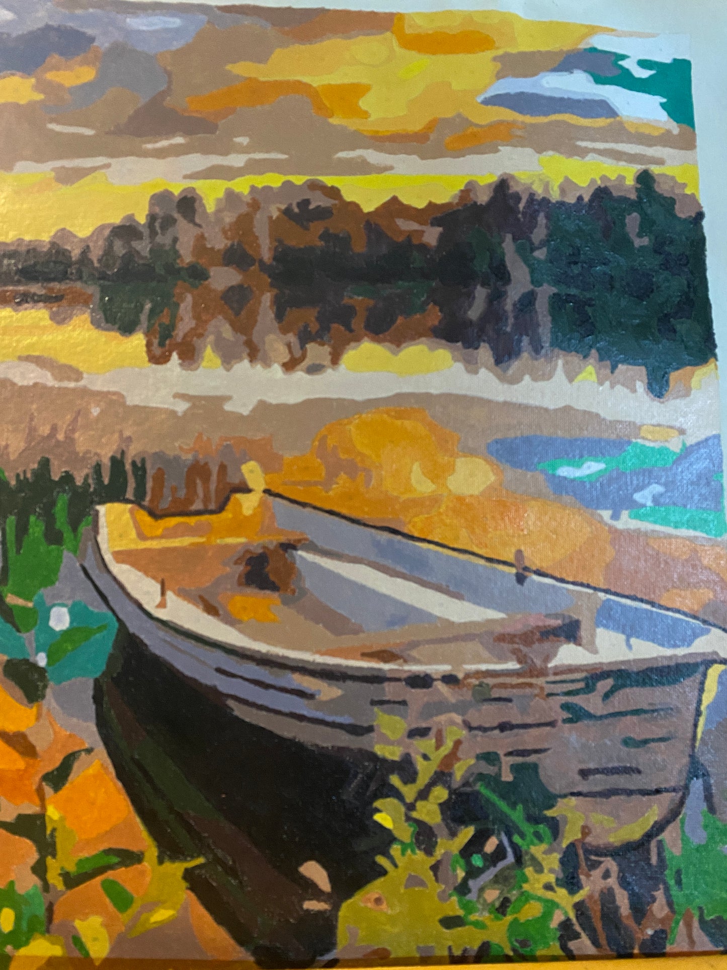 Boat on the water Painting