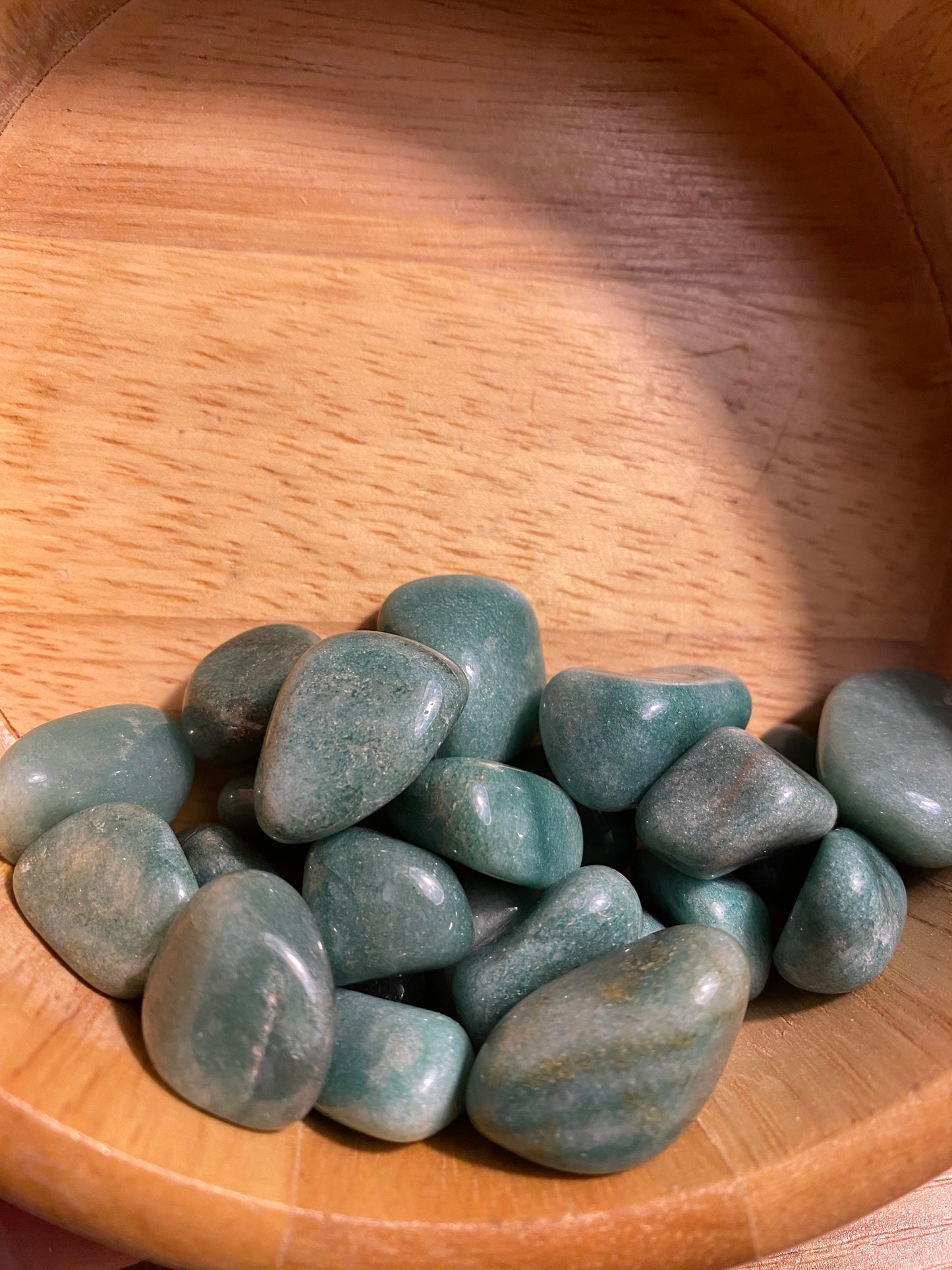 Small tumbled Green Aventurine