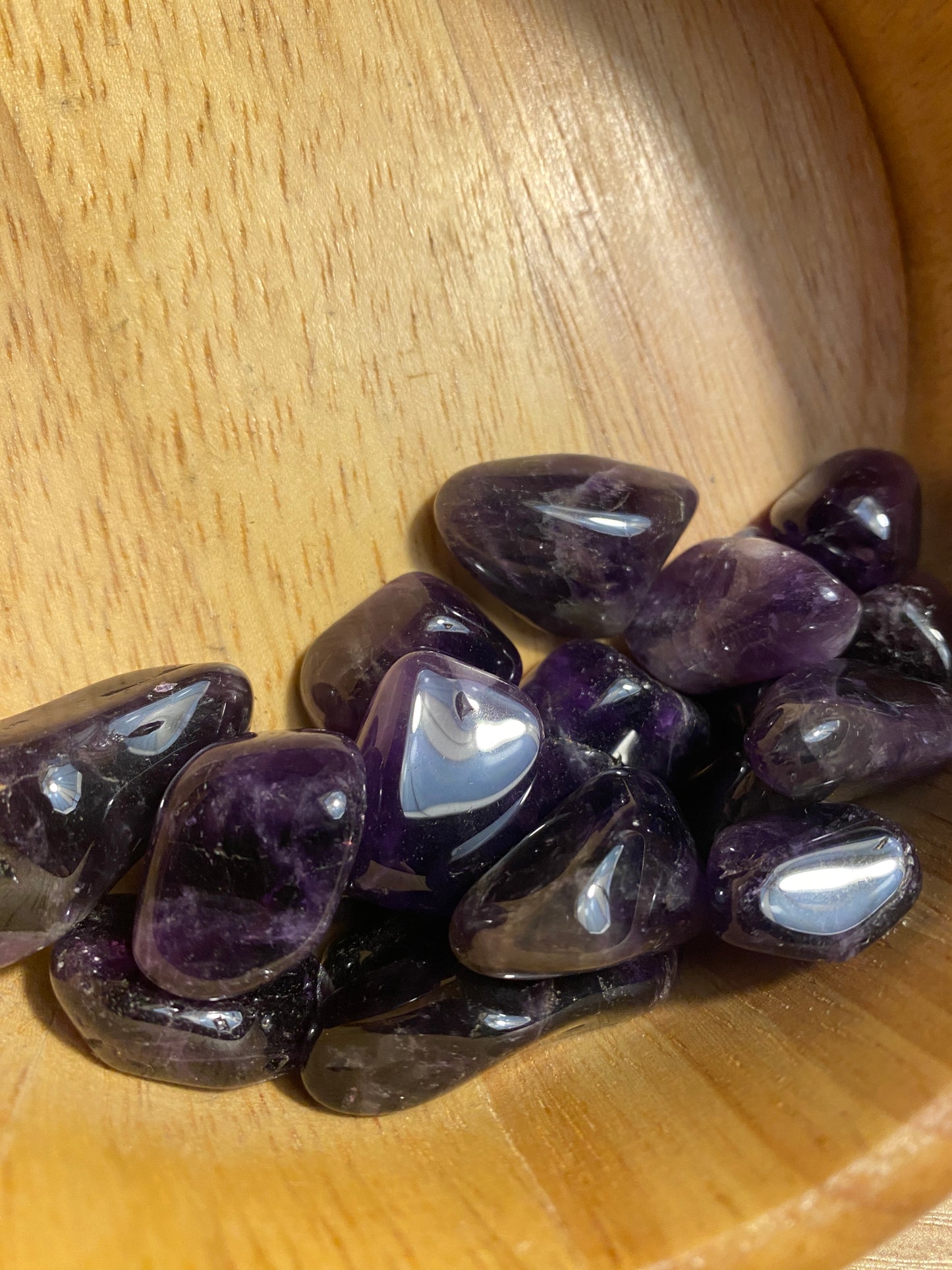 Small Deep purple Amethyst tumbles