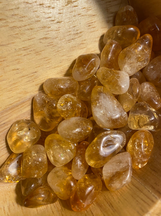 Mini tumbled Citrine