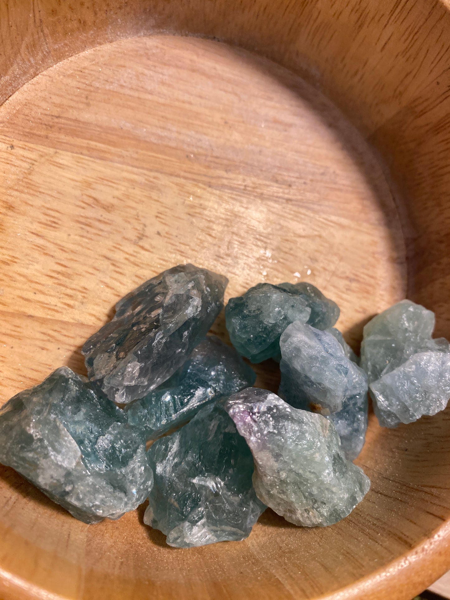 Raw Green Flourite