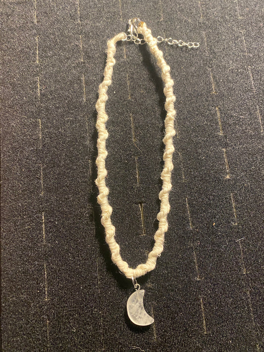 Crescent moon necklace
