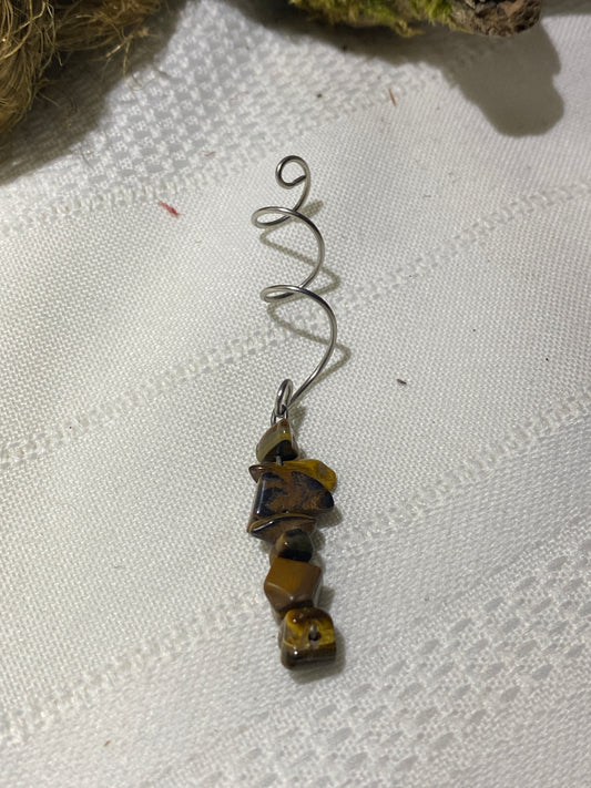 Tigers eye hair twist